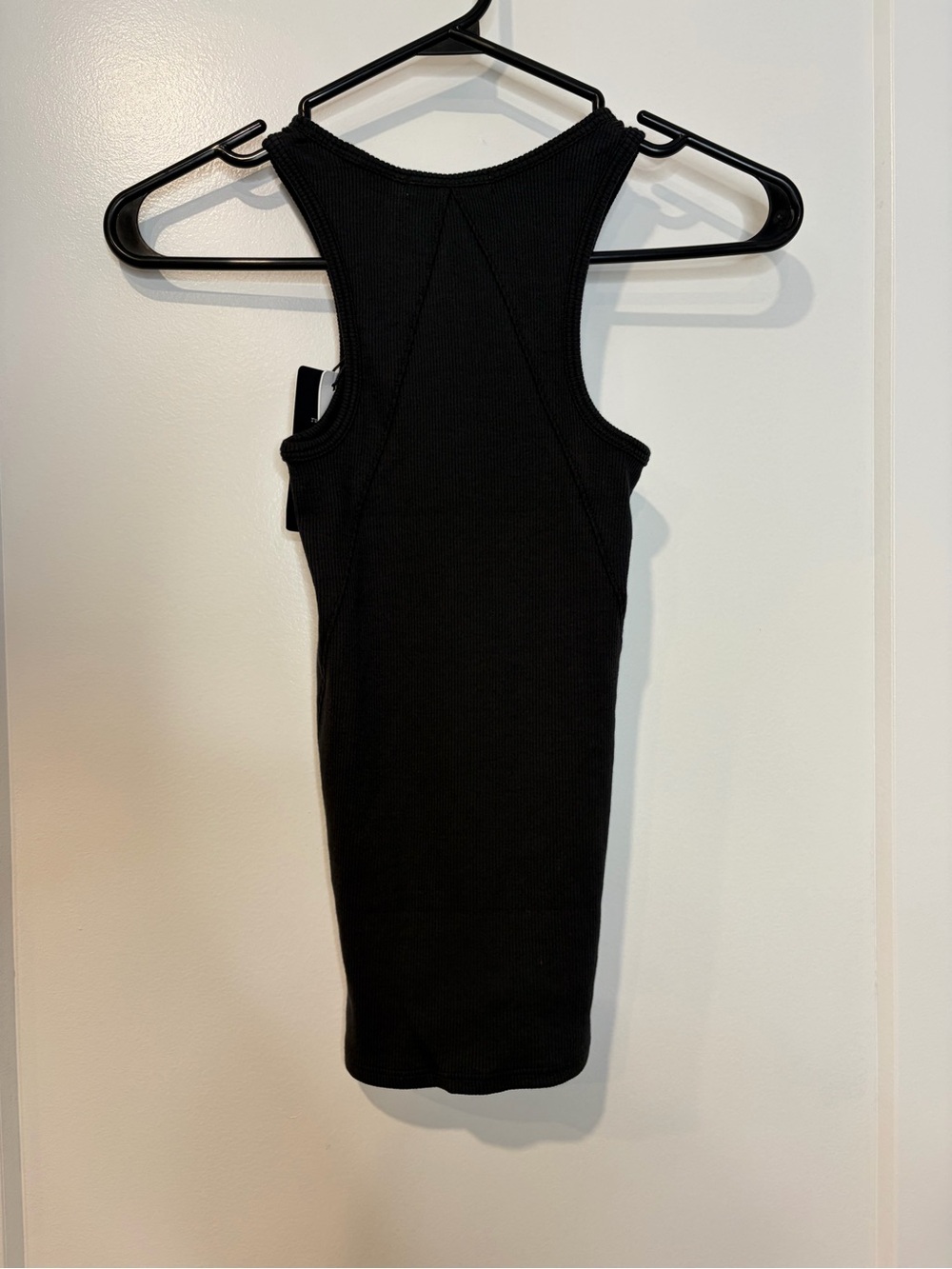 rag & bone Black Ribbed Tank Top - Picture 3 of 3
